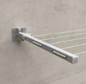 Foldable Wall Mounted Clothes Drying Rack (5 Tier ,Space Saving)